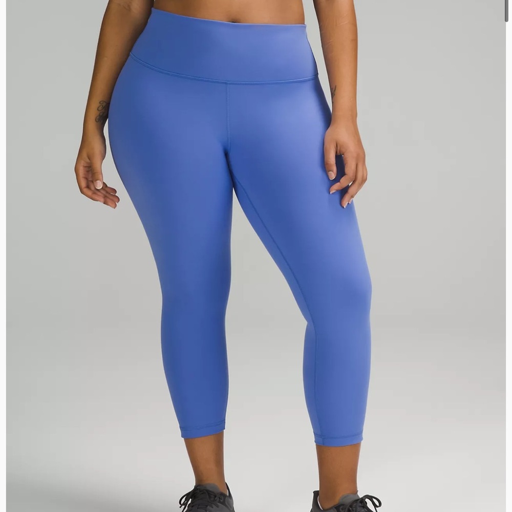 lululemon athletica High-Rise Cropped Leggings in Periwinkle Blue